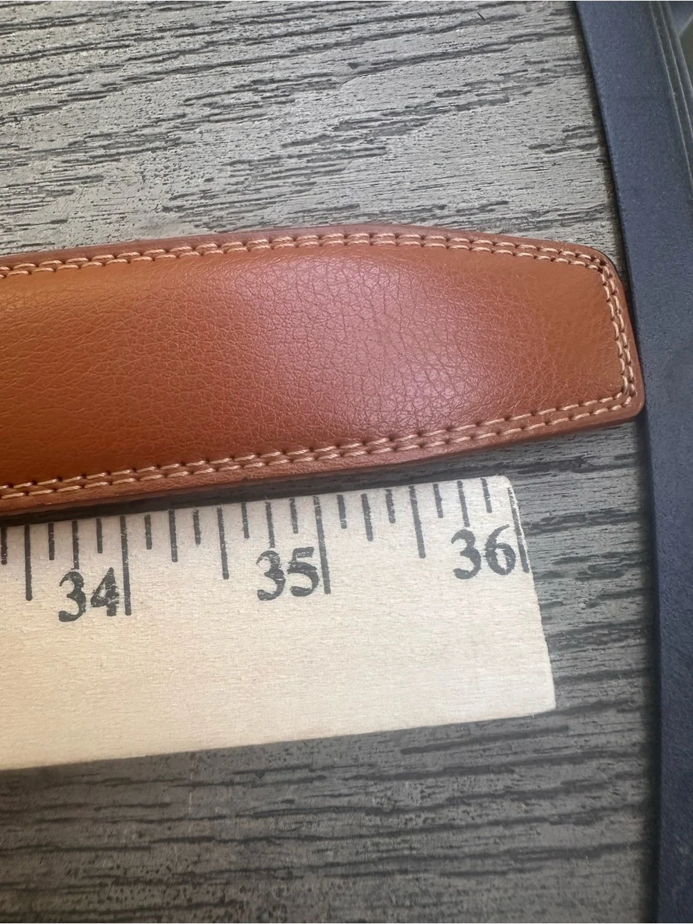 Chaoren Men's Brown Leather 30